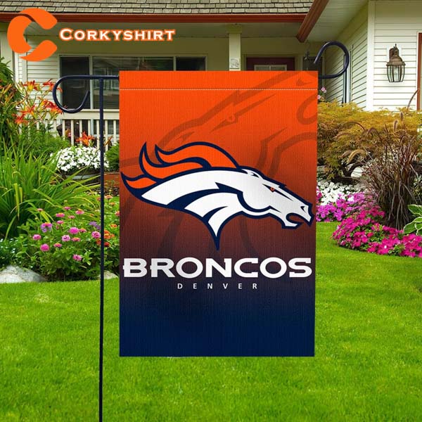 Denver Broncos Football Denver American Football Sports Garden Decor Flag