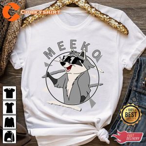 Disney-Meeko-90s-Portrait-Pocahontas-Meeko-Portrait-T-Shirt-2