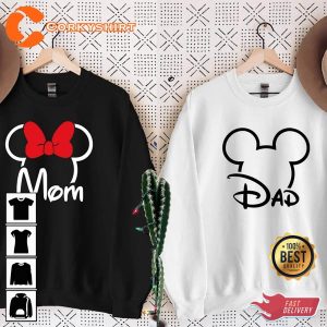 Disney Mom Dad Disney Family Matching Magical World Gift For 2023 Family Sweatshirt
