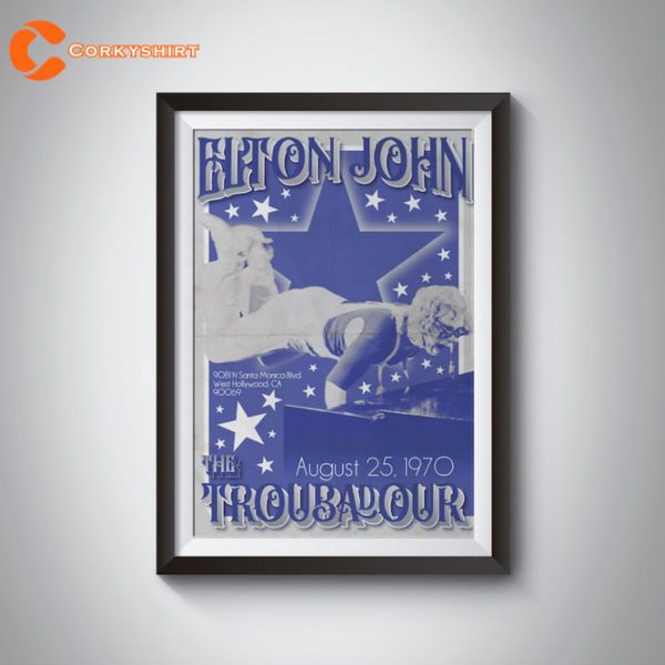 Elton John Poster Elton John Home Decor