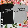 Engagement Announcement Fiancée Matching Couples Valentines T-Shirt