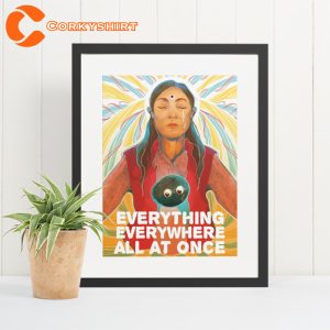 Everything Everywhere All at Once Fan Art Michelle Yeoh Decor Poster