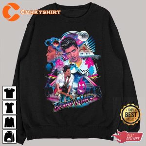 Fanart Collage Bruno Mars Music Tour Gift for Fans Unisex Sweatshirt