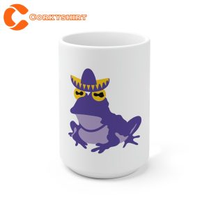 Fiesta Frog Ceramic Coffee Mug Design