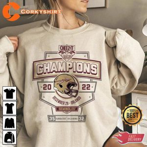 Florida State Football 2022 Cheez It Bowl Champions T-Shirt