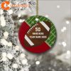 Football Player Team Gift Football Ornament