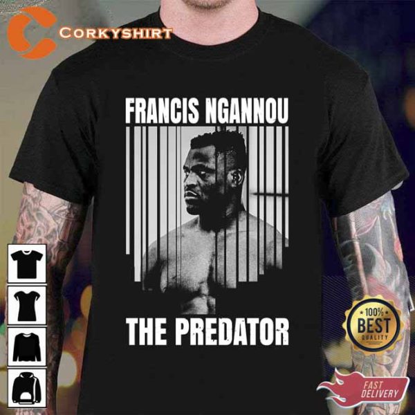 Francis Ngannou The Predator Art Tee