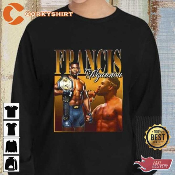 Francis Ngannou The Predator Mma Vintage Fighter Champions 2022 shirt