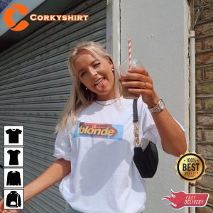 Frank Ocean Blonde Box Logo Print Gift for Fans T-Shirt Design