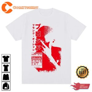 Frank Ocean Blonde Hip Hop Album Cover Hip Hop Rap Unisex T-shirt