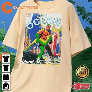 Frank Ocean Blonde Vintage 90’s Comic Style Unisex Graphic T-Shirt