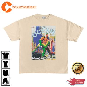 Frank Ocean Blonde Vintage 90's Comic Style Unisex Graphic T-Shirt