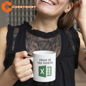 Freak In The Sheets, Spreadsheet Mug Tax Season Mug