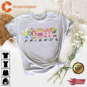 Friends 90s Cartoon T-shirt Design