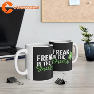 Funny Excel Freak In The Sheets Mug Print