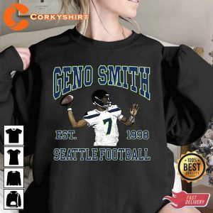 Geno Smith Vintage Sweatshirt Seattle Football Crewneck