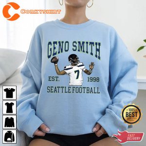 Geno Smith Vintage Sweatshirt Seattle Football Crewneck