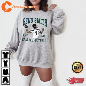 Geno Smith Vintage Sweatshirt Seattle Football Crewneck