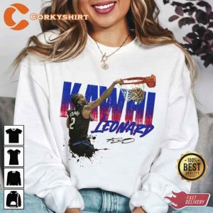 Geometric Design Basketball Kawhi Leonard Sweatshirt