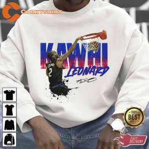 Geometric Design Basketball Kawhi Leonard Sweatshirt