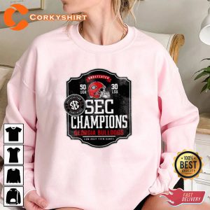 Georgia Bulldogs Undefeated 2023 Sec Champions Football Sweatshirt