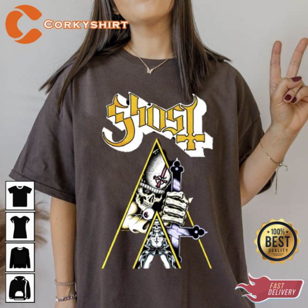 Ghost 2023 T-shirt Metal Ghost Band Tshirt Ghost Tour 2023 t-shirt