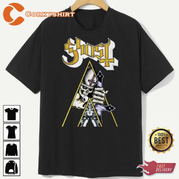 Ghost 2023 T-shirt Metal Ghost Band Tshirt Ghost Tour 2023 t-shirt