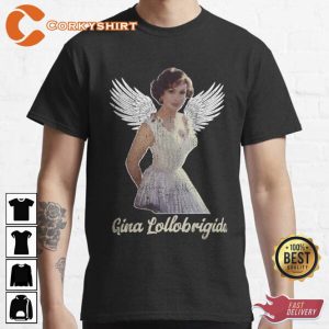Gina Lollobrigida Angel T-shirt Printing