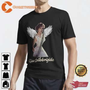 Gina Lollobrigida Angel T-shirt Printing
