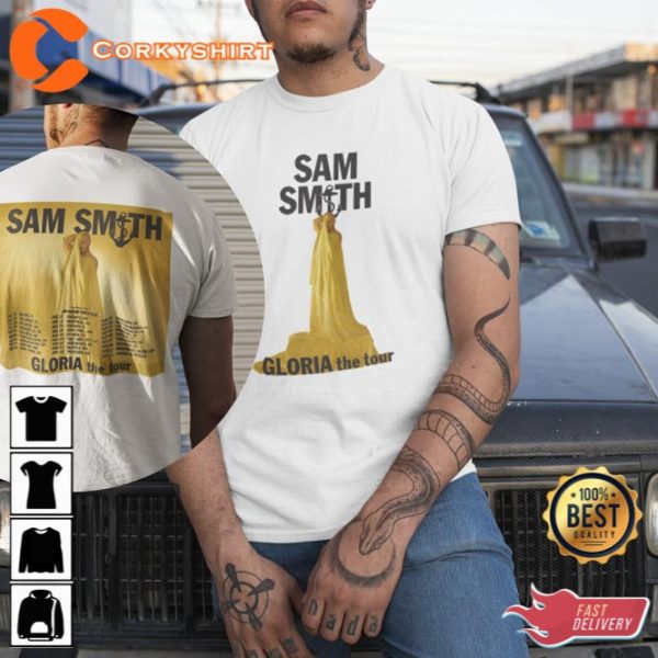 Gloria The Tour Shirt Sam Smith World Tour 2023 T Shirt