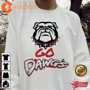 Go Dawgs Georgia Bulldogs T-shirts Vintage