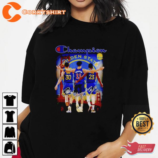 Golden State Warriors Stephen Curry Klay Thompson Draymond Green T Shirt