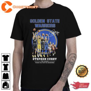 Golden State Warriors Stephen Curry The Legend Signatures TShirt