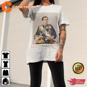 Greece's King Constantine II The last King Unisex Graphic Printed T-Shirt