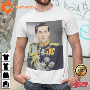 Greece’s Last King Constantine II Rest in Peace the King Unisex Graphic T-Shirt