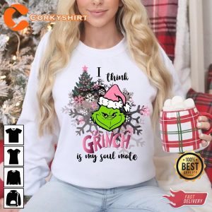 Grinch I Think the Grinch is my Soul Mate Unisex T-Shirt
