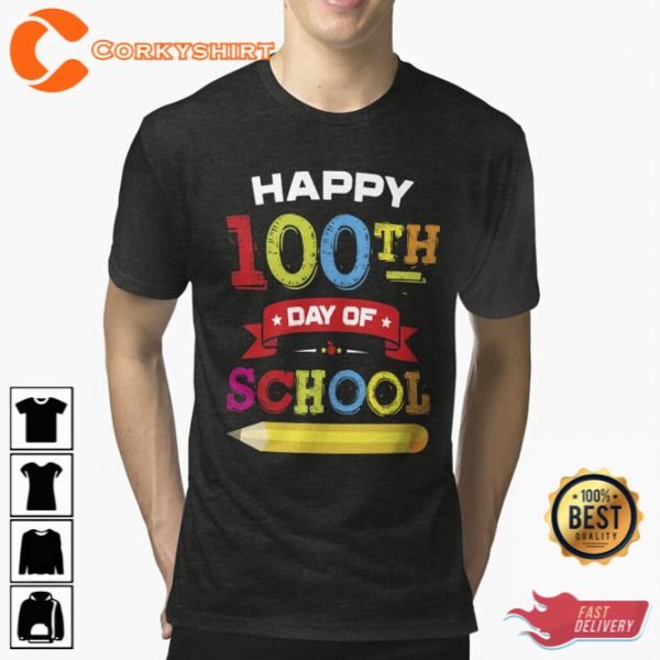 Happy 100 Days Of School Unisex T-Shirt