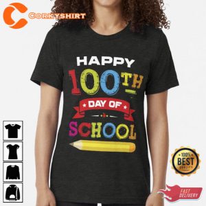 Happy 100 Days Of School Unisex T-Shirt