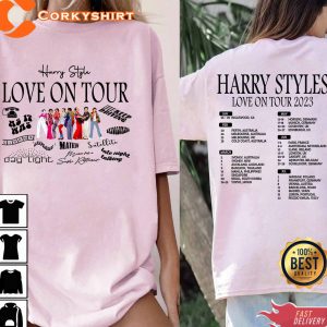 Harry Styles Love On Tour 2023 Unisex Printed Shirt