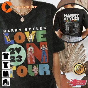 Harry Tour 2023 Love On Tour 2023 Retro Pop King T-Shirt