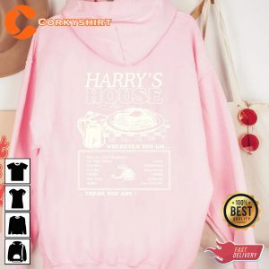 Harry's House Track Songs Gift for Fans Unisex Graphic Hoodie