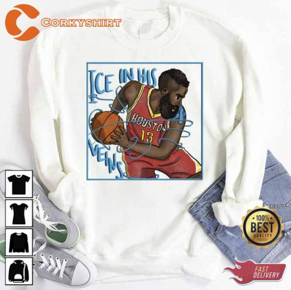 Ice In His Veins James Harden Unisex Sweatshirt