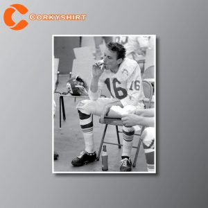 Iconic LEN DAWSON Gift for Fans Wall Decor Poster
