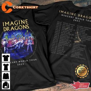 Imagine Dragons Mercury World Tour 2023 Music Unisex T-Shirt