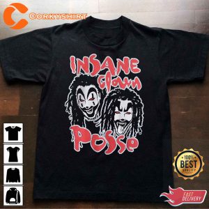 Insane Crown Posse 90s Hip Hop Graphic T-Shirt