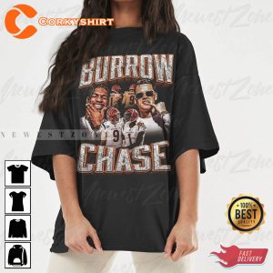 Ja’Marr Chase Joe Burrow Shirt Vintage Homage Retro Classic Graphic Tee