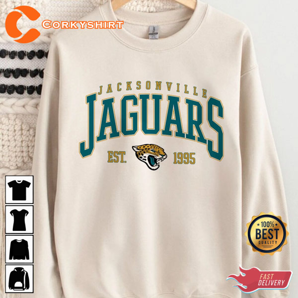 Jacksonville Jaguars Vintage Football Trending Unisex T-Shirt – Teepital –  Everyday New Aesthetic Designs