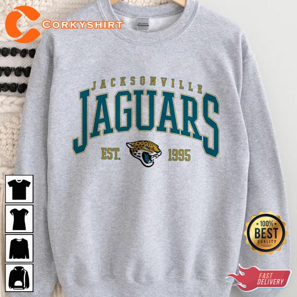 Vintage Jacksonville Jaguars Football Shirt Nfl Hoodie T-Shirt - TeebyHumans