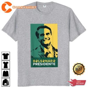 Jair Bolsonaro 2022 2023 Bolsonaro Presidente Camiseta Brazil President T-Shirt