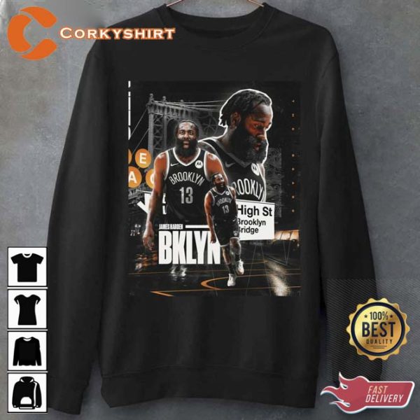 James Harden Brooklyn Bklyn Basketball Hoodie